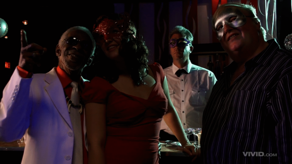 Johnnie Keyes cameo appearance paying homage to 1972 adult film milestone